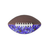 Ballon De Foot Fleur Iris Violet / Esthétique / Carrelé / (Devant)