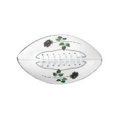 Ballon De Foot Fleur rose noire (Devant)