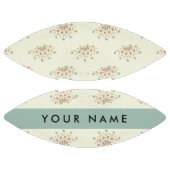 Ballon De Foot Fleurs bleues et rouges, Bleues, Votre nom (Panneaux)