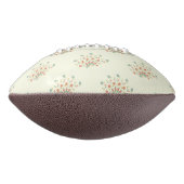 Ballon De Foot Fleurs bleues et rouges, Bleues, Votre nom (Tourné à 90°)