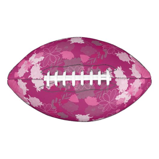 Ballon De Foot fleurs roses (Devant)