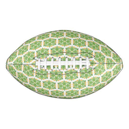 Ballon De Foot Fleurs Vertes, Motif De Fleurs, Modèle Floral (Devant)