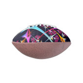 Ballon De Foot Floral rose moderne Art Abstrait Couleur Motif #01 (Tourné à 90°)