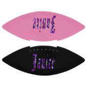 Ballon De Foot Floral Violet Janice Nom, Football (Panneaux)