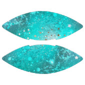 Ballon De Foot Fond de papier d'aluminium turquoise menthe (Panneaux)