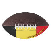 Ballon De Foot Football américain avec drapeau belge / Belgique (Devant)