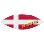 Ballon De Foot Football américain avec drapeau danois / Danemark (Panneau)