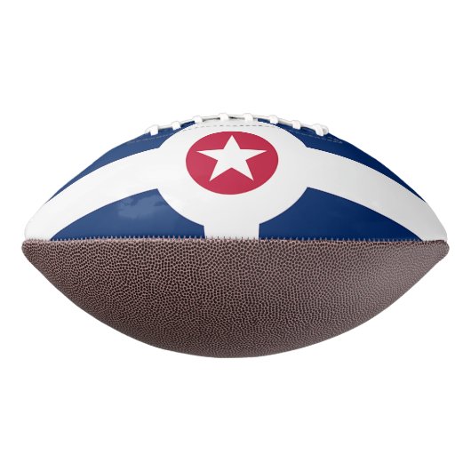 Ballon De Foot Football américain avec drapeau d'Indianapolis (Tourné à 270°)