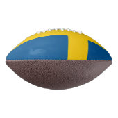 Ballon De Foot Football américain avec drapeau suédois / Suède (Tourné à 90°)