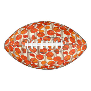 Ballon De Foot Football Art Nouveau Coquelicots