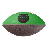 Ballon De Foot Football de chat noir d'Halloween (Tourné à 90°)