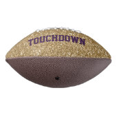 Ballon De Foot Football sur mesure Mariage noir et or (Tourné à 270°)