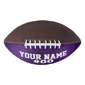 Ballon De Foot Football violet au carbone (Devant)