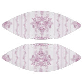 Ballon De Foot français chic, rose, toile, floral, motif, victori (Panneaux)