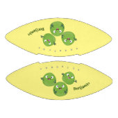 Ballon De Foot Funny Brussels sprouts légumes caricature (Panneaux)