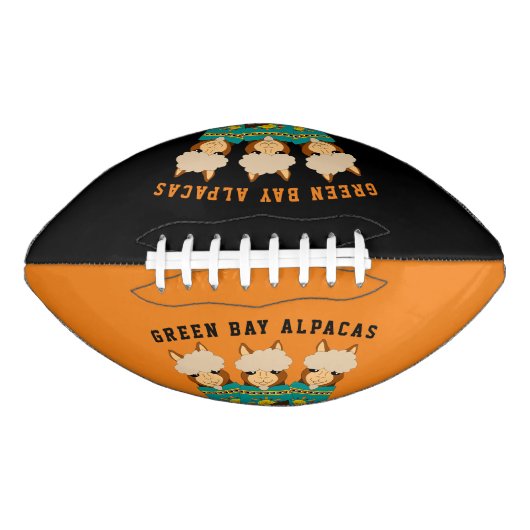 Ballon De Foot Funny Green Bay Alpacas (Devant)