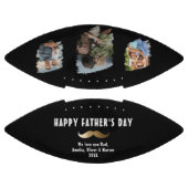 Ballon De Foot Funny Mustache Happy Fête des pères 3 Photo (Panneaux)