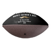 Ballon De Foot Funny Mustache Happy Fête des pères 3 Photo (Tourné à 270°)