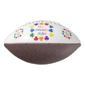 Ballon De Foot Gay Fier Irlandais LGBT Rainbow Shamrocks (Tourné à 270°)