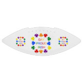 Ballon De Foot Gay Fier Irlandais LGBT Rainbow Shamrocks (Panneau)