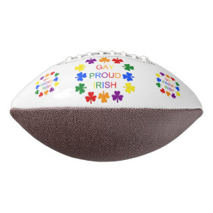 Ballon De Foot Gay Fiers Irlandais Shamrocks Arc-en-ciel LGBT