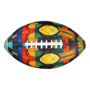 Ballon De Foot Géométrie de rêves vibrants – Art abstrait moderne