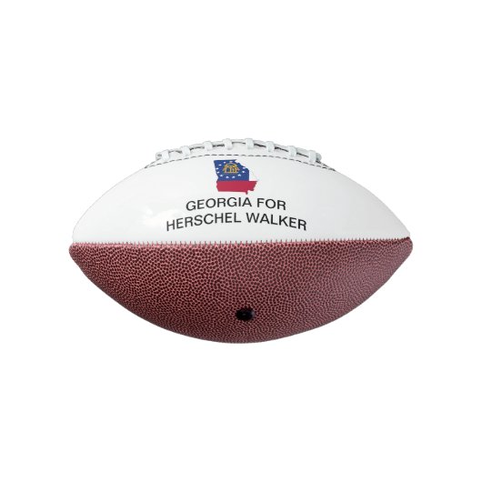 BALLON DE FOOT GÉORGIE DU SÉNAT HERSCHEL WALKER (Tourné à 270°)