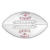 Ballon De Foot Grace & Gris en rose et gris (Devant)