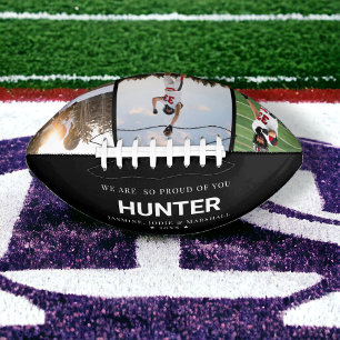 Ballon De Foot Graduation personnalisée Football photo senior