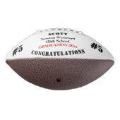 Ballon De Foot Graduation Photo Green School Team (Tourné à 270°)