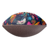 Ballon De Foot Graffiti éclaboussé de chaos vif (Tourné à 90°)