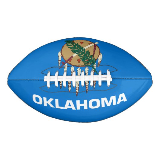 Ballon De Foot Graphique Drapeau de l'état de l'Oklahoma dynamiqu (Devant)