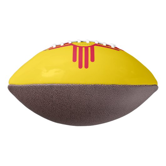 Ballon De Foot Graphique Drapeau de l'état du Nouveau-Mexique dyn (Tourné à 90°)