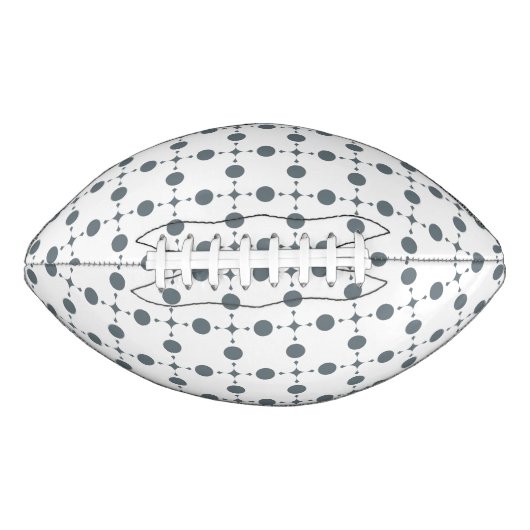 Ballon De Foot Gray Polka Dots, Polka Dot Pattern, Dots (Devant)