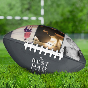 Ballon De Foot Grey Best Dad Ever Father`s Day 3 Photo Collage