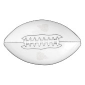 Ballon De Foot Gris pâle, Lait Blanc, design floral (Devant)