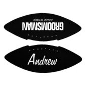 Ballon De Foot Groomsman personnalisation mini football mariage f (Panneaux)