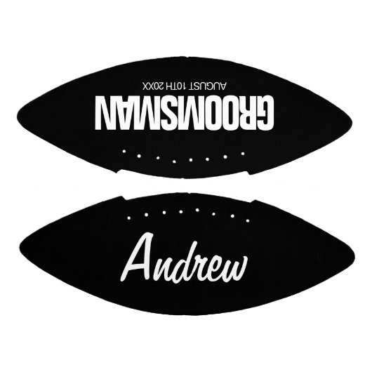 Ballon De Foot Groomsman personnalisation mini football mariage f (Panneaux)