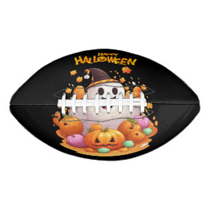 Ballon De Foot Halloween : Ghosts mignons et famille Citrouille