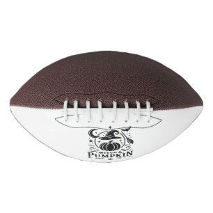 Ballon De Foot Halloween Witch Casquette et Citrouille Design Mag