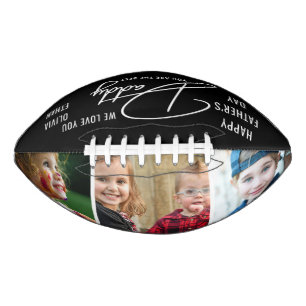 Ballon De Foot  Happy Father's Day 3 Photo Collage Personalized
