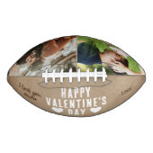 Ballon De Foot Heureuse Sainte-Valentin rustique Boyfriend 2 Phot (Devant)