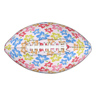 Ballon De Foot Hibiscus Coloré, Motif Des Fleurs