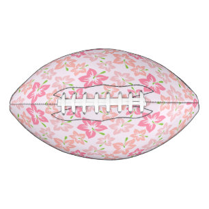 Ballon De Foot Hibiscus Rose, Fleurs Roses, Motif De Fleurs