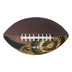 Ballon De Foot Horloge Steampunk avec des engrenages anciens