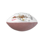 Ballon De Foot Illustration amusante de poulet cool (Tourné à 90°)