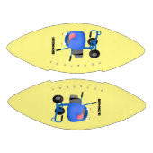 Ballon De Foot Illustration amusante du mélangeur de ciment bleu (Panneaux)