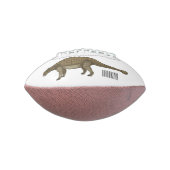 Ballon De Foot Illustration d'Ankylosaurus (Tourné à 90°)