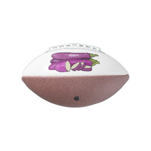 Ballon De Foot Illustration d'aubergine