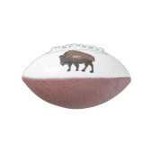 Ballon De Foot Illustration de bison (Tourné à 90°)
